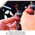 Universal Devil Eye LED Projector Light for Motorcycle & Car | USB / 12V Dynamic Decoration Light