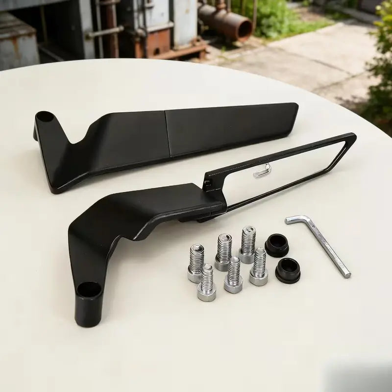 Adjustable Aero Wing Bike Universal Mirrors (Metal Body)