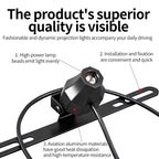 Universal Devil Eye LED Projector Light for Motorcycle & Car | USB / 12V Dynamic Decoration Light